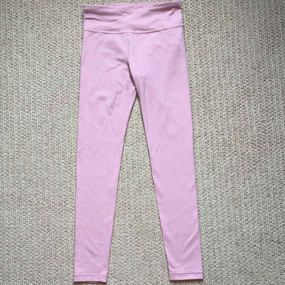 Athleta Light Pink Kids Leggings size M 8 10